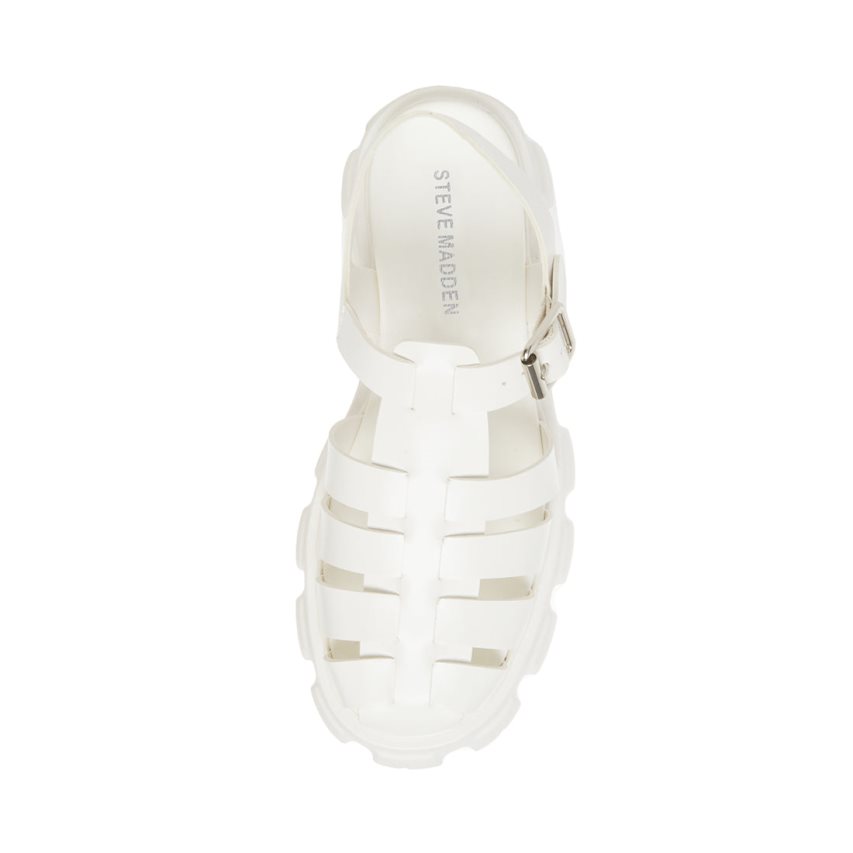 Sandalias de Plataforma Steve Madden Echo Mujer Blancas | ES QB6SE8